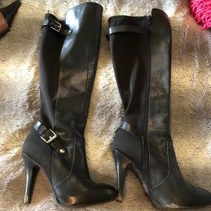 LouLou Black High Heel Boots